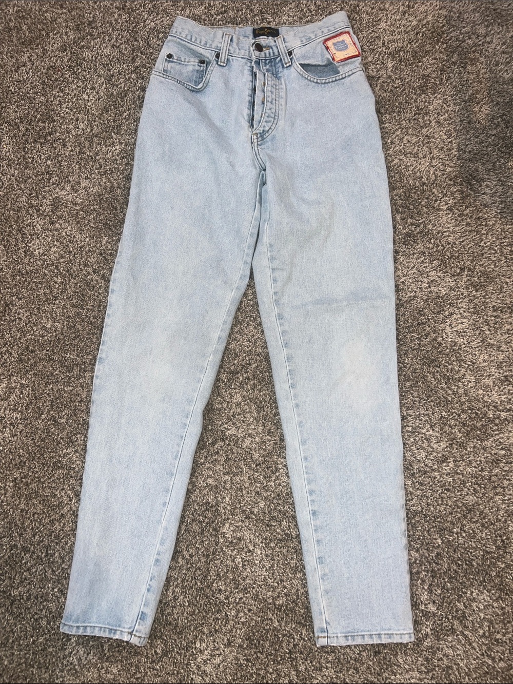 Light Blue High-Rise Pepe Jeans